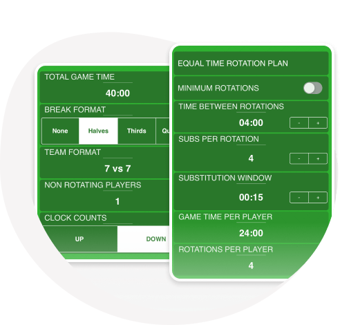 SubNow works for any team sports where fair game time is desired